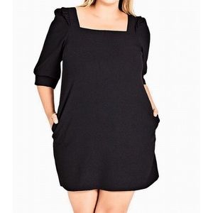 City Chic square dress with pockets!